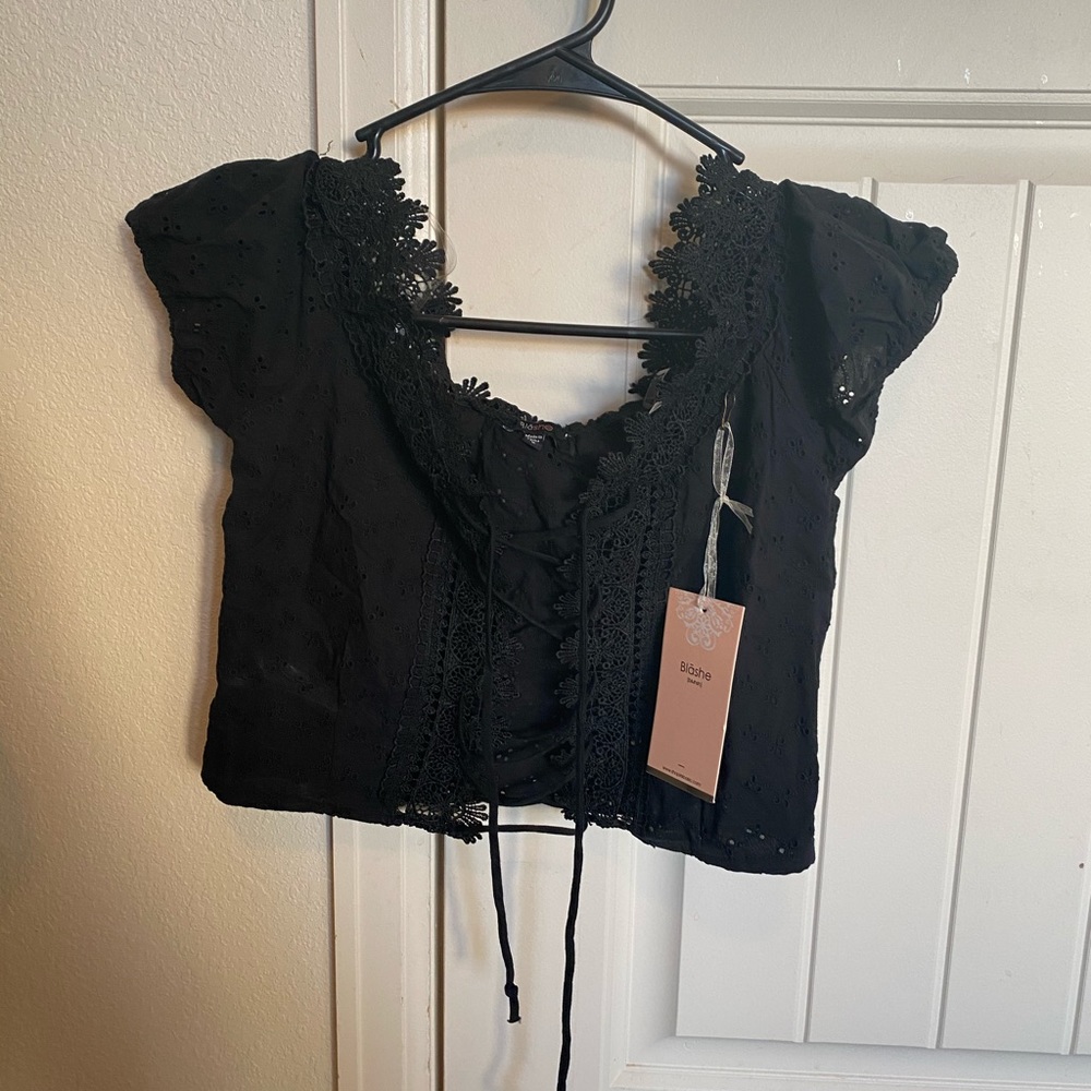 Tie up crop top